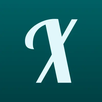 X-Fit, сеть фитнес-клубов, лого-визитка